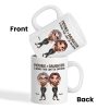 Pretty Sassy Leopard Like Mother Like Daughter Gift For Mom Personalized Mug