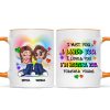Pride Month LGBT Y2K Couple I Met You Personalized Mug, Gift For Couple