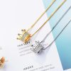 Princess Crown Cz Pendant Necklace: Unique Fine Jewelry For Women Princess Crown Cz Pendant Necklace: Unique Fine Jewelry For Women