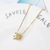Princess Crown Cz Pendant Necklace: Unique Fine Jewelry For Women Princess Crown Cz Pendant Necklace: Unique Fine Jewelry For Women