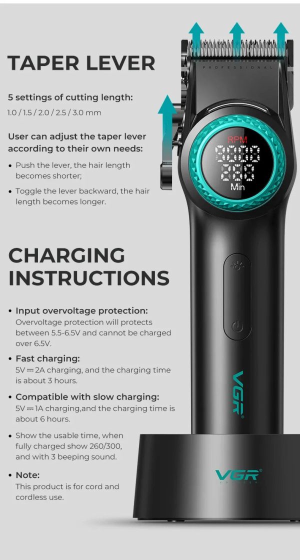 Professional Cordless Hair Trimmer Professional Cordless Hair Trimmer