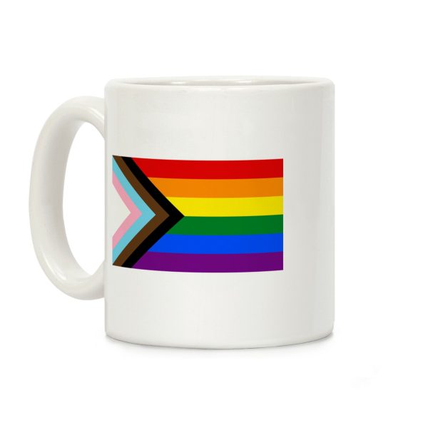 Progress Pride Flag Coffee Mug Progress Pride Flag Coffee Mug