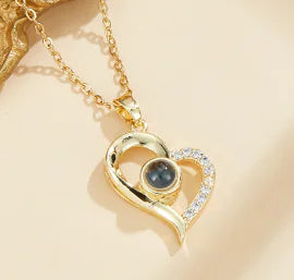 Projection Necklace 100 Languages I Love You Pendant Jewelry Projection Necklace 100 Languages I Love You Pendant Jewelry
