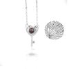 Projection Necklace 100 Languages I Love You Pendant Jewelry Projection Necklace 100 Languages I Love You Pendant Jewelry