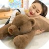 Prone Polar Bear Plush Toy - Soft, Weighted, Perfect Gift for Friends!