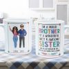 Proud Brother Of Wonderful & Sweet Sister - Personalized Mug Proud Brother Of Wonderful & Sweet Sister - Personalized Mug