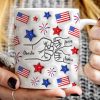 Proud Dad Grandpa Fist Bump Personalized 3D Inflated Effect Printed Mug