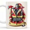 Proud Dad Of A Firefighter - Personalized Custom Coffee Mug - FIF004_MG Proud Dad Of A Firefighter - Personalized Custom Coffee Mug - FIF004_MG