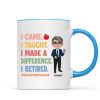 Proud Retired Teacher Personalized Mug, Retirement gift