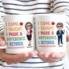 Proud Retired Teacher Personalized Mug, Retirement gift