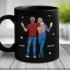 Proud To Call You My Sibling - Family Personalized Custom Black Mug - Gift For Family Members