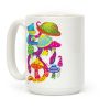 Psychadellic Snake Among Mushrooms Coffee Mug Psychadellic Snake Among Mushrooms Coffee Mug
