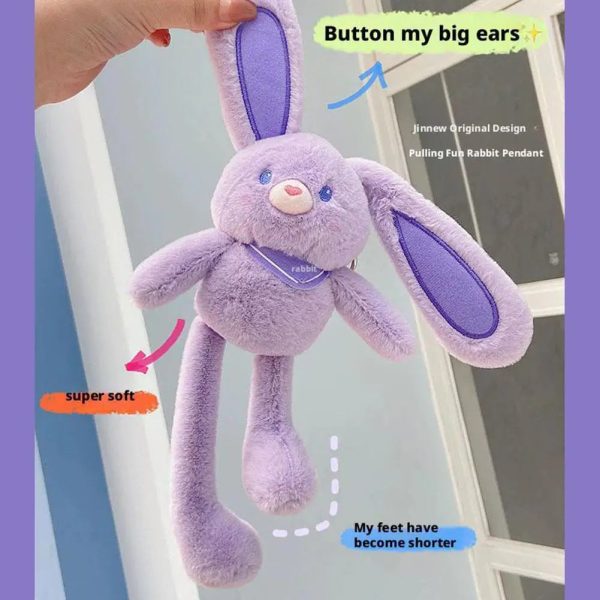 Pull Up Bunny Plush Toy Soft Stuffed Rabbit 30 cm Pull Up Bunny Plush Toy Soft Stuffed Rabbit 30 cm