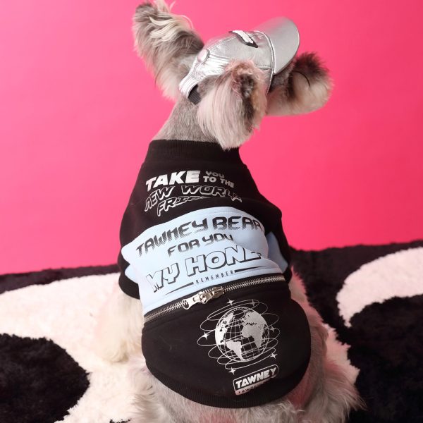 Pullover Dog Sweatshirt With Zipper Pouch