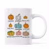 Pumpkin Variety Watercolor Fall Season Pumpkin Spice - Fall Pumpkins - Coffee Lover - Autumn Decor Mug
