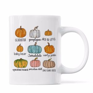 Pumpkin Variety Watercolor Fall Season Pumpkin Spice - Fall Pumpkins - Coffee Lover - Autumn Decor Mug