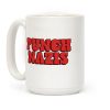 Punch Nazis Red Text Coffee Mug
