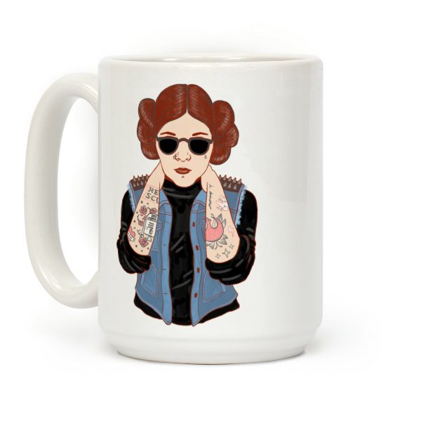 Punk Leia Parody Coffee Mug Punk Leia Parody Coffee Mug