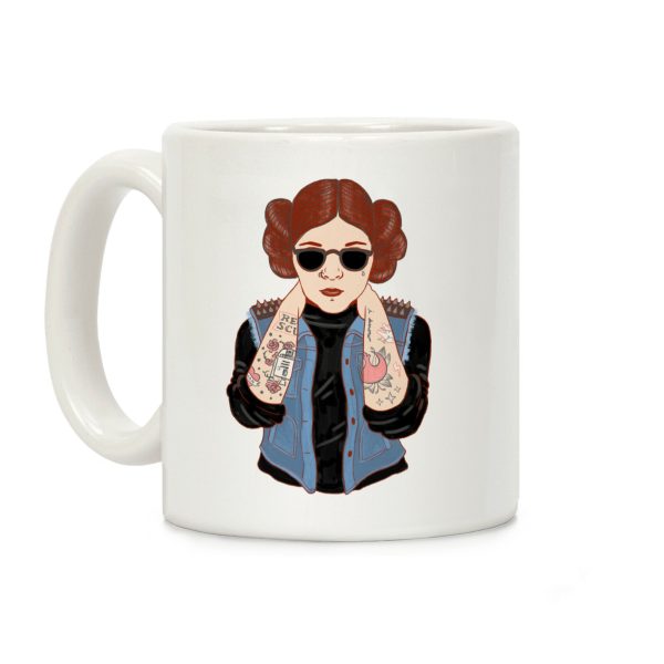 Punk Leia Parody Coffee Mug Punk Leia Parody Coffee Mug
