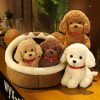 Puppy Love: Realistic Plush Teddy Dog for Kids & Home Decor