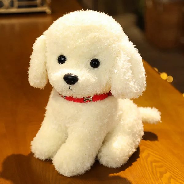 Puppy Love: Realistic Plush Teddy Dog for Kids & Home Decor