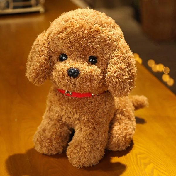 Puppy Love: Realistic Plush Teddy Dog for Kids & Home Decor