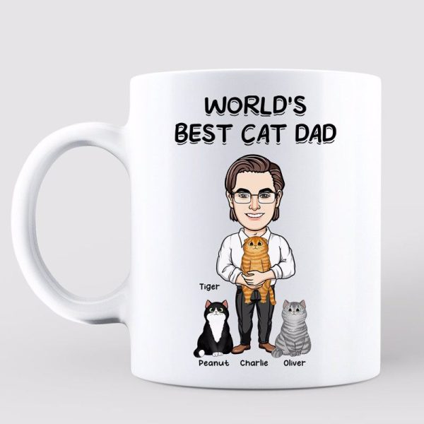 Purrsonal Cat Servant Caricature Personalized Mug