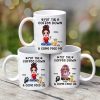 Put The Coffee Down And Feed Us Funny Cartoon Cats Personalized Mug Put The Coffee Down And Feed Us Funny Cartoon Cats Personalized Mug