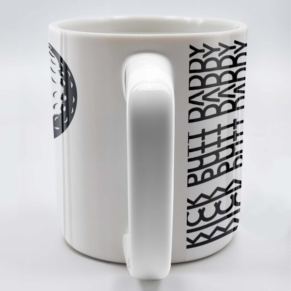 Putt Parry Birdie Golf Ball And Tee Design - Personalized Custom Coffee Mug - DAD221_MG