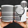 Putt Parry Birdie Golf Ball And Tee Design - Personalized Custom Coffee Mug - DAD221_MG