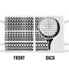 Putt Parry Birdie Golf Ball And Tee Design - Personalized Custom Coffee Mug - DAD221_MG