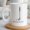 Putting Off Work Golf Club and Ball Design - Personalized Custom Coffee Mug - GOLF017_MG