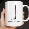 Putting Off Work Golf Club and Ball Design - Personalized Custom Coffee Mug - GOLF017_MG