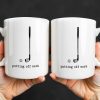 Putting Off Work Golf Club and Ball Design - Personalized Custom Coffee Mug - GOLF017_MG