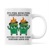 Putting Out Work Fires Together Work Bestie Dumpster Fire Funny Gift For Colleagues Personalized Mug Putting Out Work Fires Together Work Bestie Dumpster Fire Funny Gift For Colleagues Personalized Mug