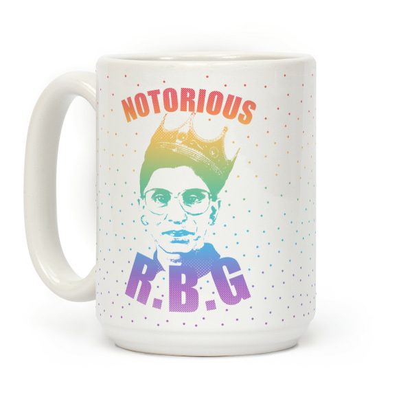 Rainbow Notorious R.B.G. Coffee Mug Rainbow Notorious R.B.G. Coffee Mug