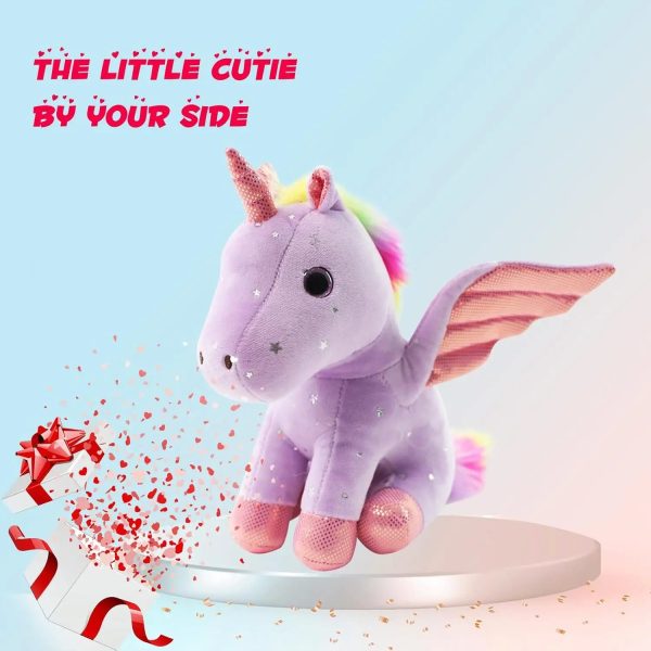 Rainbow Pink Unicorn Plush Soft Stuffed Animal Toy Rainbow Pink Unicorn Plush Soft Stuffed Animal Toy