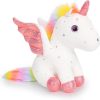 Rainbow Pink Unicorn Plush Soft Stuffed Animal Toy Rainbow Pink Unicorn Plush Soft Stuffed Animal Toy