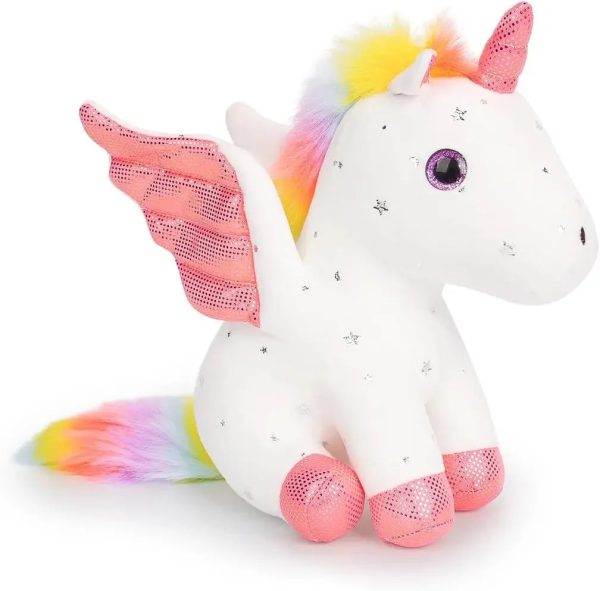 Rainbow Pink Unicorn Plush Soft Stuffed Animal Toy Rainbow Pink Unicorn Plush Soft Stuffed Animal Toy