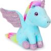 Rainbow Pink Unicorn Plush Soft Stuffed Animal Toy Rainbow Pink Unicorn Plush Soft Stuffed Animal Toy