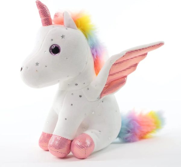 Rainbow Pink Unicorn Plush Soft Stuffed Animal Toy Rainbow Pink Unicorn Plush Soft Stuffed Animal Toy