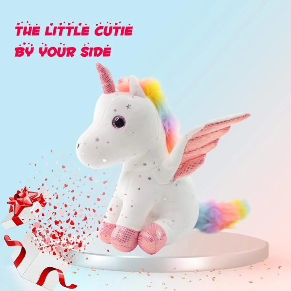 Rainbow Pink Unicorn Plush Soft Stuffed Animal Toy Rainbow Pink Unicorn Plush Soft Stuffed Animal Toy