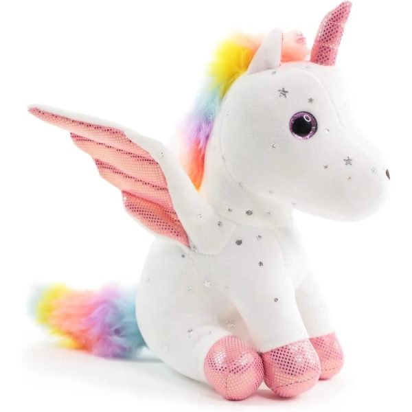 Rainbow Pink Unicorn Plush Soft Stuffed Animal Toy Rainbow Pink Unicorn Plush Soft Stuffed Animal Toy
