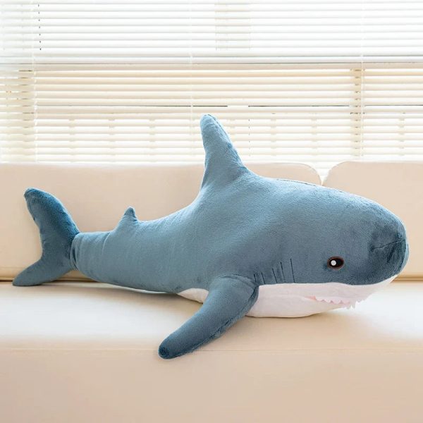 Rainbow Shark Plush Doll - Soft, Colorful Sea Creature Pillow for Kids