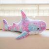 Rainbow Shark Plush Doll - Soft, Colorful Sea Creature Pillow for Kids