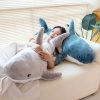 Rainbow Shark Plush Doll - Soft, Colorful Sea Creature Pillow for Kids