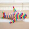 Rainbow Shark Plush Doll - Soft, Colorful Sea Creature Pillow for Kids