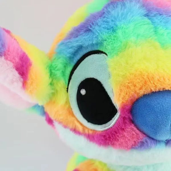 Rainbow Striped Alien Plush Toy Soft Cute Stuffed Pillow Rainbow Striped Alien Plush Toy Soft Cute Stuffed Pillow