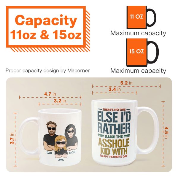 Raise These Asshole Kids With You - Personalized Mug Raise These Asshole Kids With You - Personalized Mug