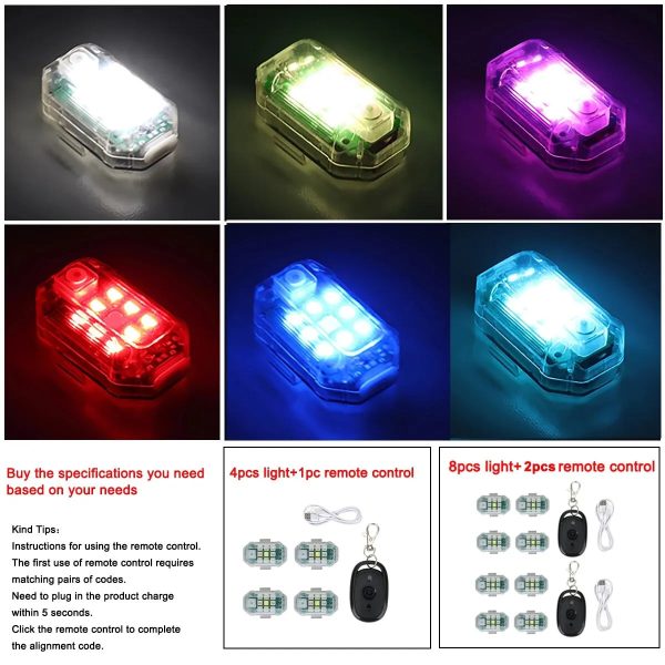 Rc Anti-Collision Flickering Led Light